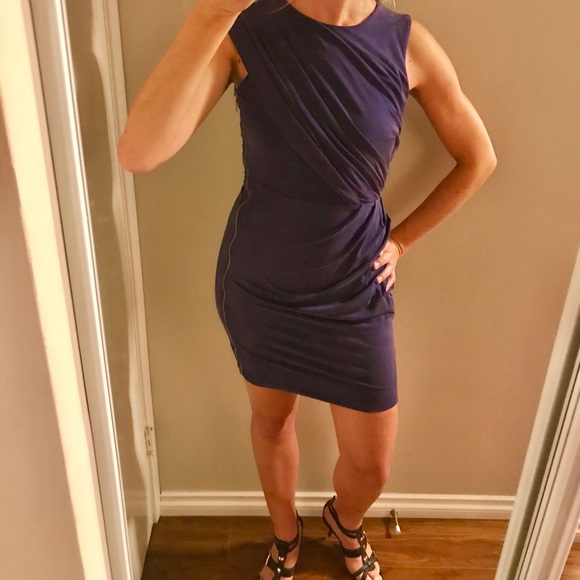 Blue cocktail dress - Picture 2 of 4